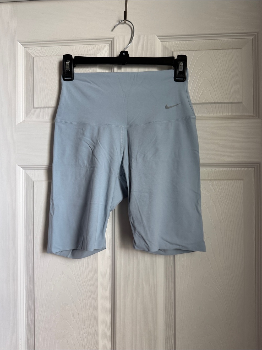 Nike Pale Blue High-Rise Bike Shorts